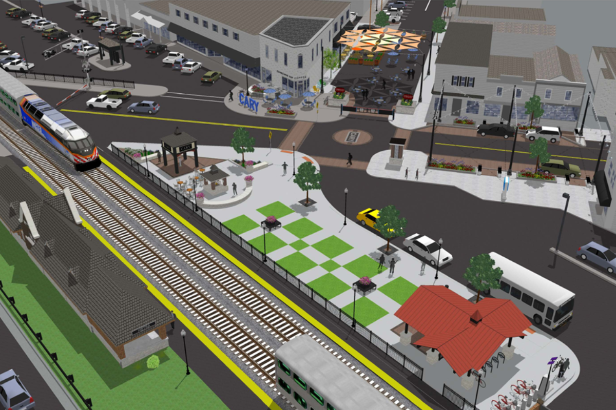 Cary Depot Plaza Rendering 2
